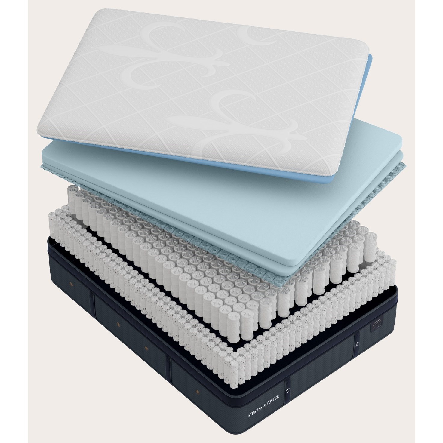 Stearns and foster pollock king outlet mattress